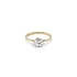 Gold Verlobungsring mit Zirkon