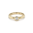 Gold Verlobungsring mit Zirkon