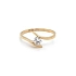 Goldring mit Zirkon