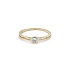 Gold Verlobungsring mit Zirkon