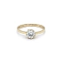 Gold Verlobungsring mit Zirkon
