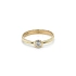Gold Verlobungsring mit Zirkon