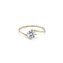 Gold Verlobungsring mit Zirkon