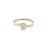 Gold Verlobungsring mit Zirkon