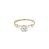 Gold Verlobungsring mit Zirkon