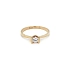 Gold Verlobungsring mit Zirkon