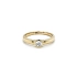 Gold Verlobungsring mit Zirkon