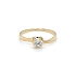 Gold Verlobungsring mit Zirkon