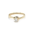 Gold Verlobungsring mit Zirkon