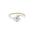 Gold Verlobungsring mit Zirkon