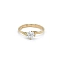 Gold Verlobungsring mit Zirkon