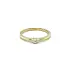 Gold Verlobungsring mit Zirkon