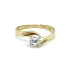 Gold Verlobungsring mit Zirkon