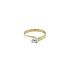 Gold Verlobungsring mit Zirkon