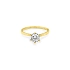 Gold Verlobungsring mit Zirkon