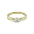 Gold Verlobungsring mit Zirkon
