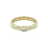 Gold Verlobungsring mit Zirkon