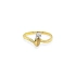 Goldring mit Zirkon