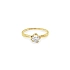Gold Verlobungsring mit Zirkon