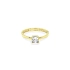 Gold Verlobungsring mit Zirkon