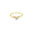 Gold Verlobungsring mit Zirkon