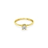 Gold Verlobungsring mit Zirkon