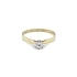 Gold Verlobungsring mit Zirkon