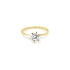 Gold Verlobungsring mit Zirkon