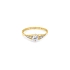 Goldring mit Zirkonen