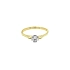 Gold Verlobungsring mit Zirkon