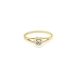 Gold Verlobungsring mit Zirkon