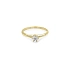 Gold Verlobungsring mit Zirkon