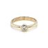 Gold Verlobungsring mit Zirkon