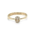 Goldring mit Zirkonen