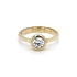 Gold Verlobungsring mit Zirkon