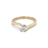 Gold Verlobungsring mit Zirkon