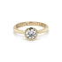 Gold Verlobungsring mit Zirkon