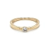 Gold Verlobungsring mit Zirkon