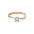 Gold Verlobungsring mit Zirkon