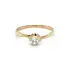 Gold Verlobungsring mit Zirkon