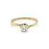 Gold Verlobungsring mit Zirkon