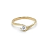 Gold Verlobungsring mit Zirkon