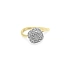 Goldring mit Zirkonen