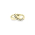 Goldring mit Zirkonen