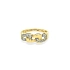 Goldring mit Zirkonen