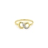Goldring mit Zirkonen