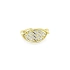 Goldring mit Zirkonen