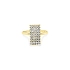 Goldring mit Zirkonen