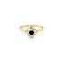Goldring mit farbigen Steinen