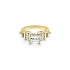 Goldring mit Zirkonen